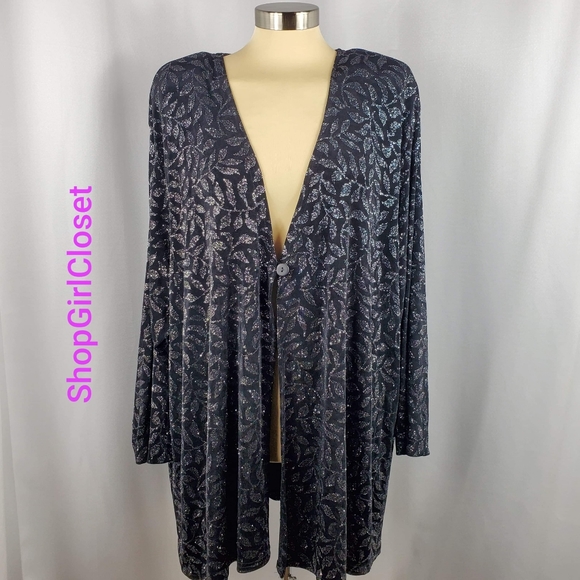 š„Just Inš„Designs & Co Black Cardigan..SZ 26/28